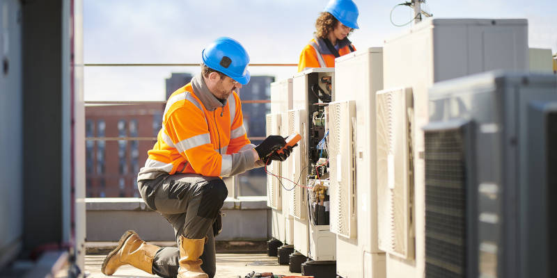 Commercial AC Inspection in Conroe, Texas