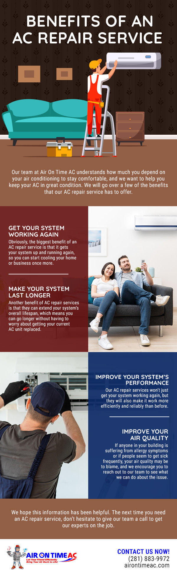 Benefits of an AC Repair Service [infographic]